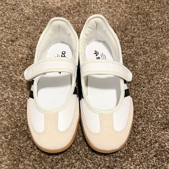 adidas Samba Mary Jane Sneakers in White, Black and Gum NWOB - Picture 4 of 10